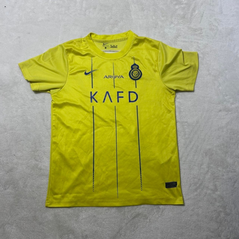 Nike Al Nassr FC Third Kit Cristiano Ronaldo #7 Kids Youth  Soccer Jersey